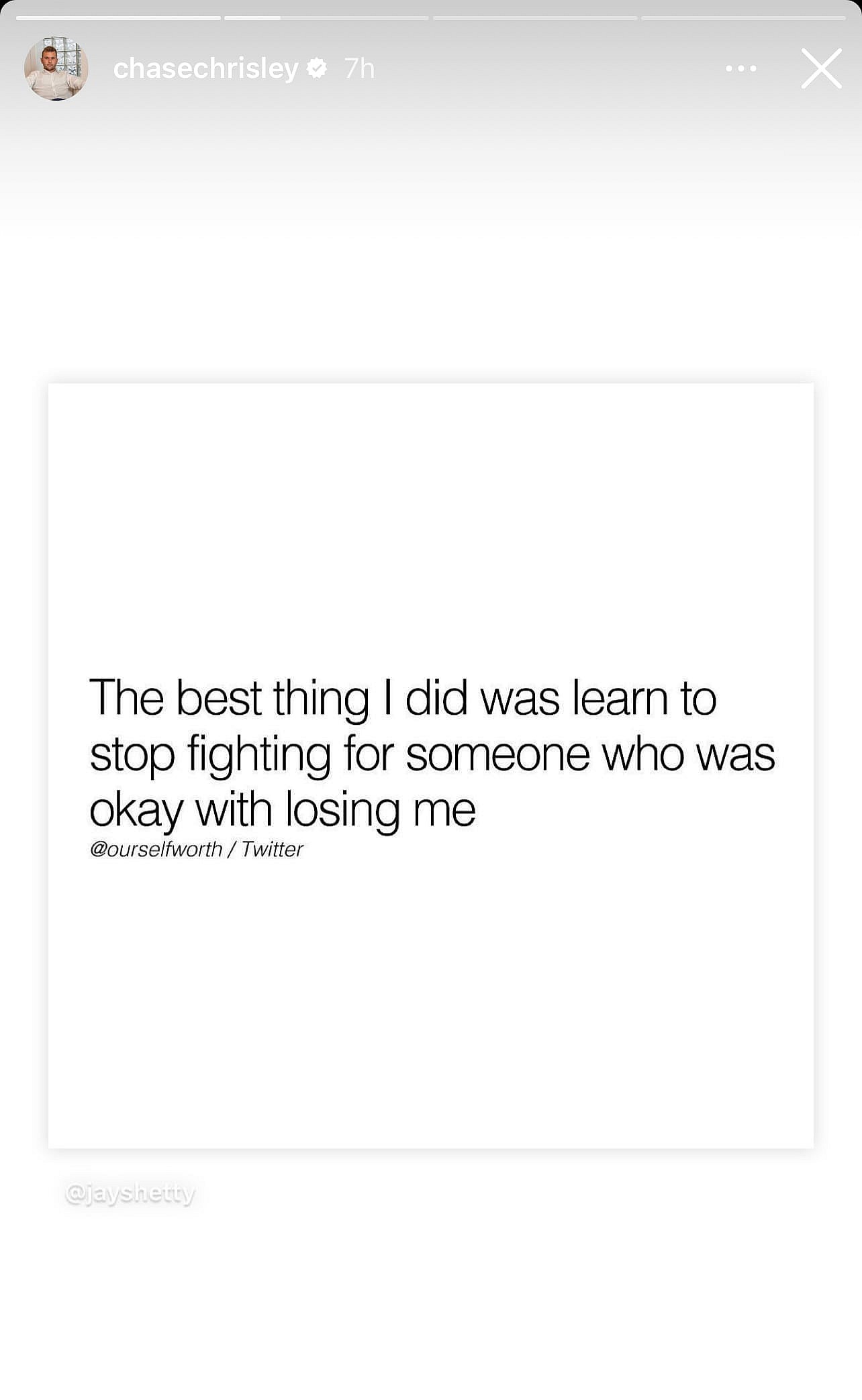 Chase Chrisley Shares Cryptic Messages After Split From Emmy Medders