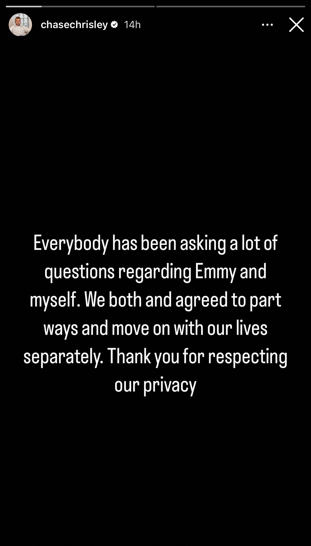 Chase Chrisley Announces Split From Fiancée Of 9 Months Emmy Medders