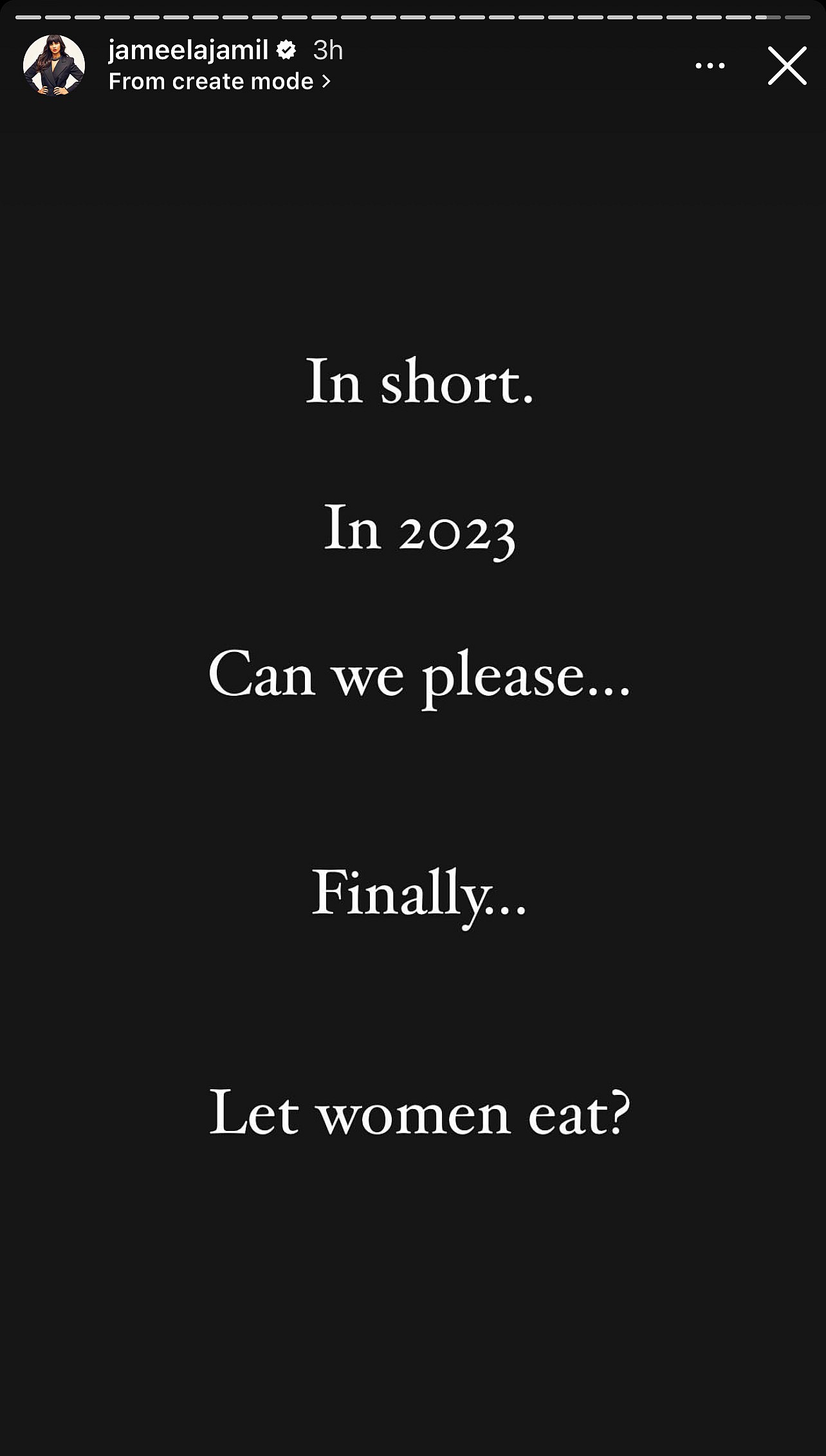 Jameela Jamil Expresses Concern Over The Rising Exclusion Of Women Wearing Sizes Bigger Than  4