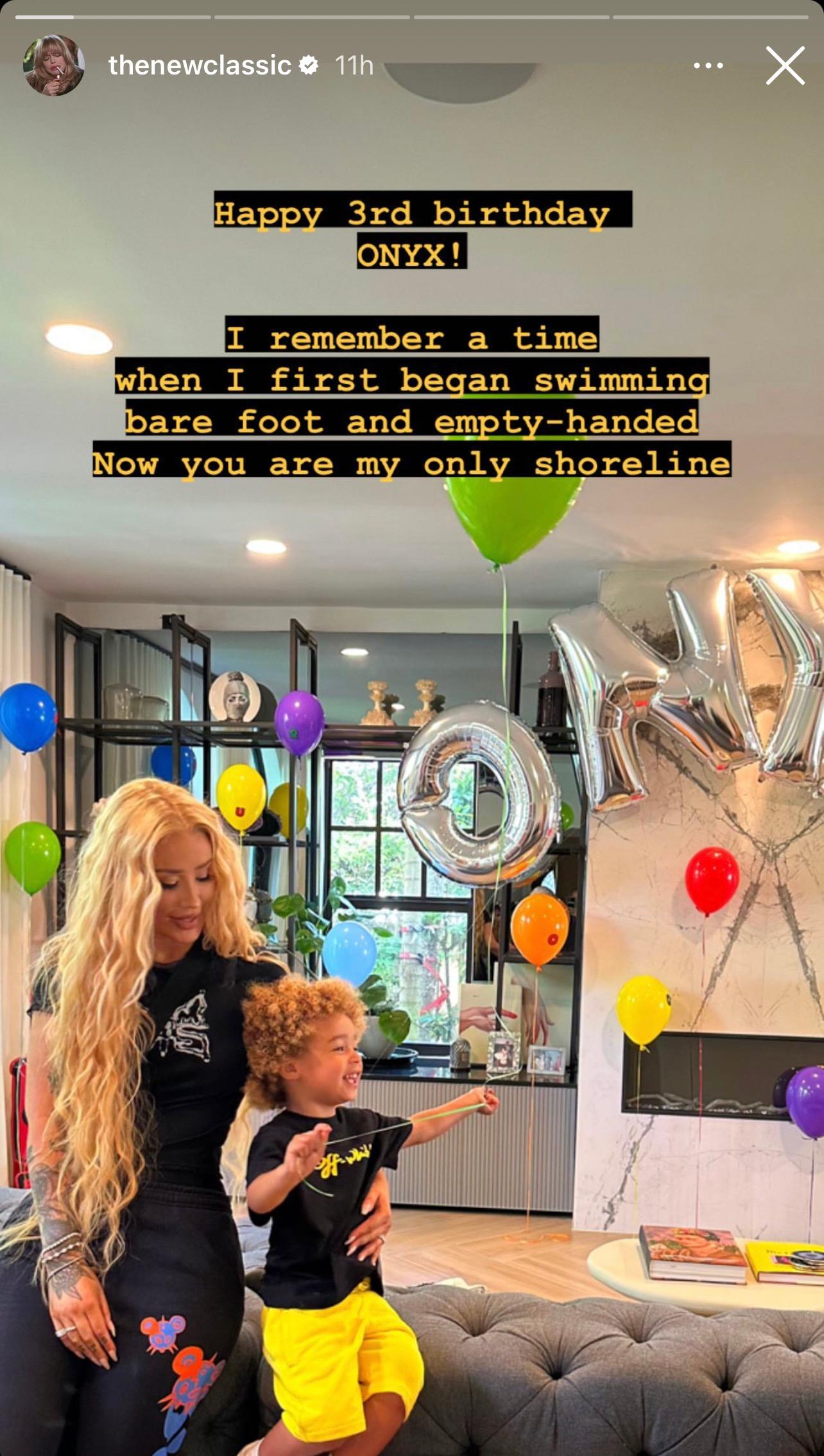 Iggy Azalea Marks Son's 3rd Birthday With Sweet Tribute: 'My Only Shoreline'