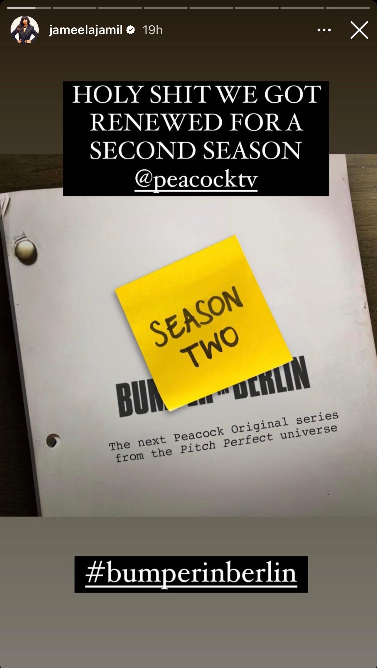 Jameela Jamil Reacts To 'Pitch Perfect: Bumper in Berlin' Getting Renewed For Season 2