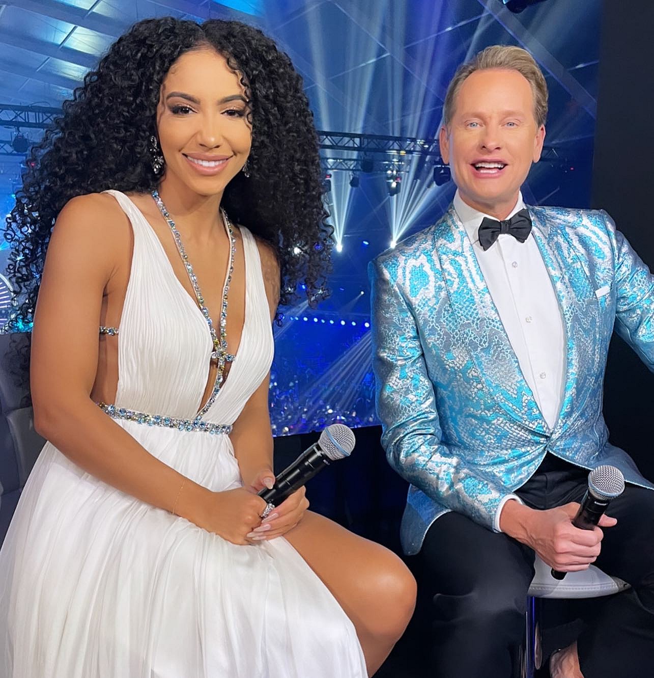 Carson Kressley and Cheslie Kryst 