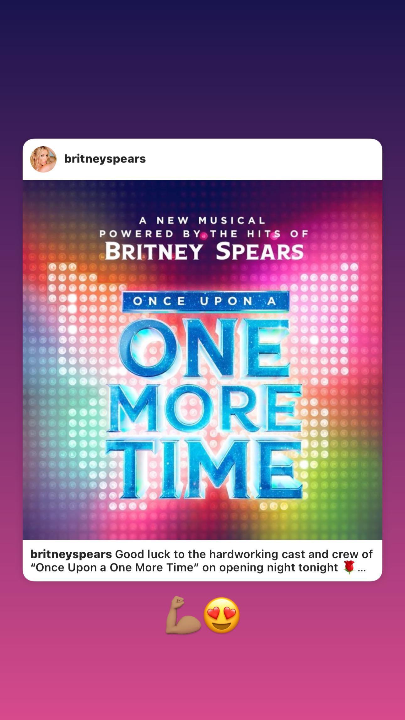 Britney Spears and Sam Asghari Pose To Promote Her Broadway Musical