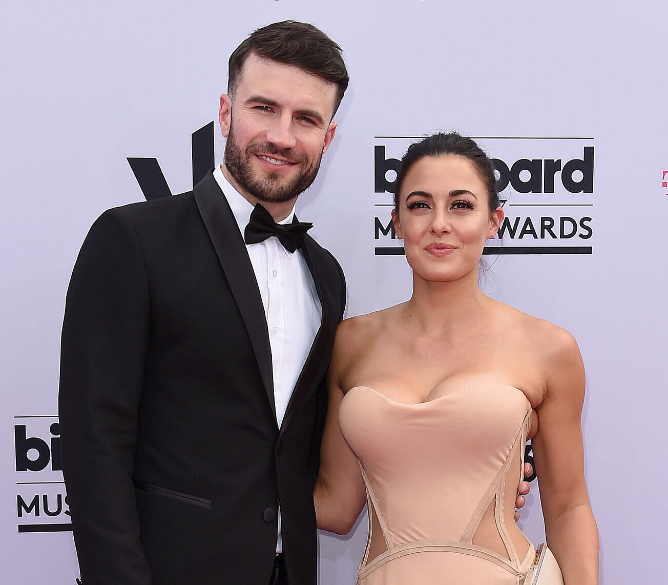 2017 Billboard Music Awards. T-Mobile Arena, Las Vegas, Nevada. Pictured: Sam Hunt, Hannah Lee Fowler