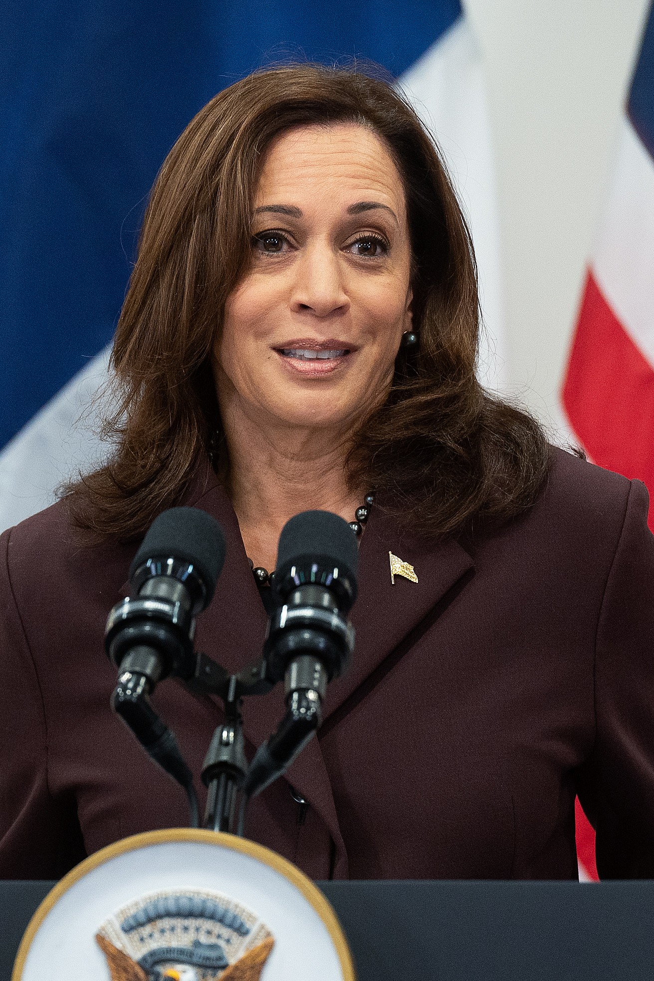 US Vice President Harris Press Conference - Paris