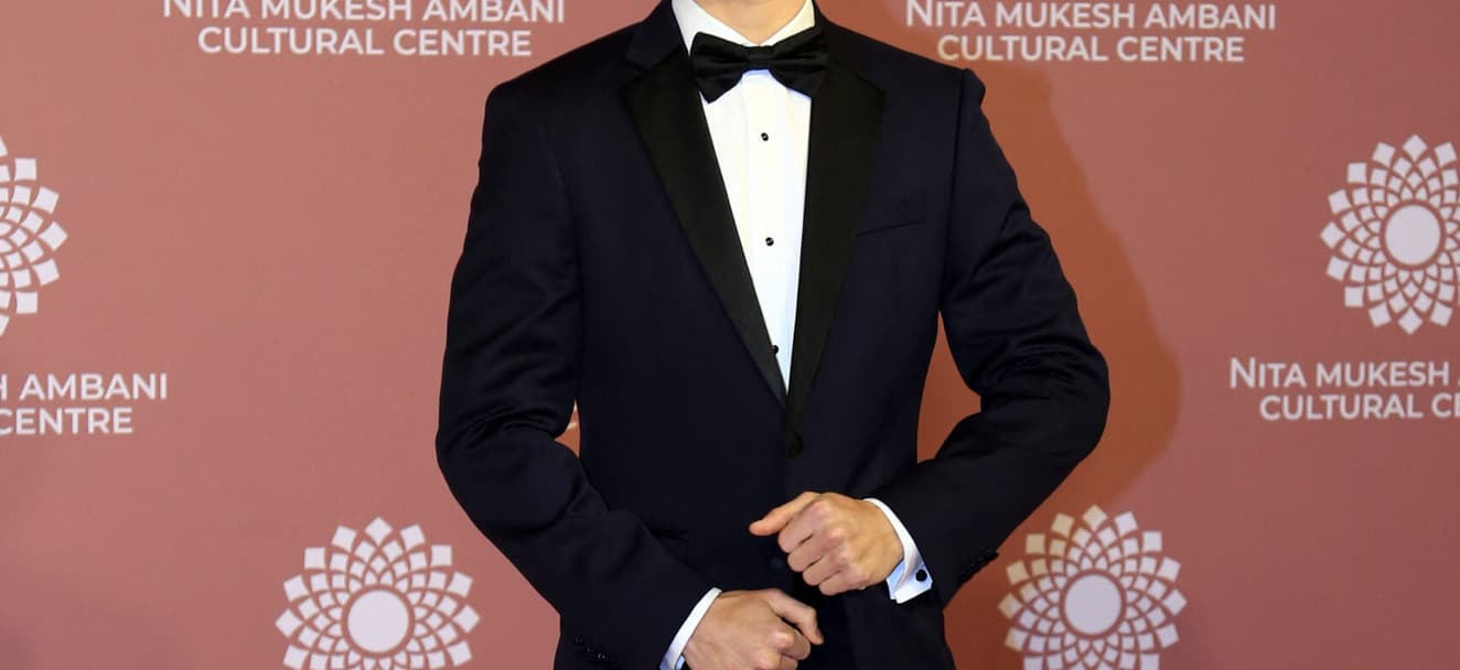Actor Tom Holland attends the NMACC Gala in Mumbai, India