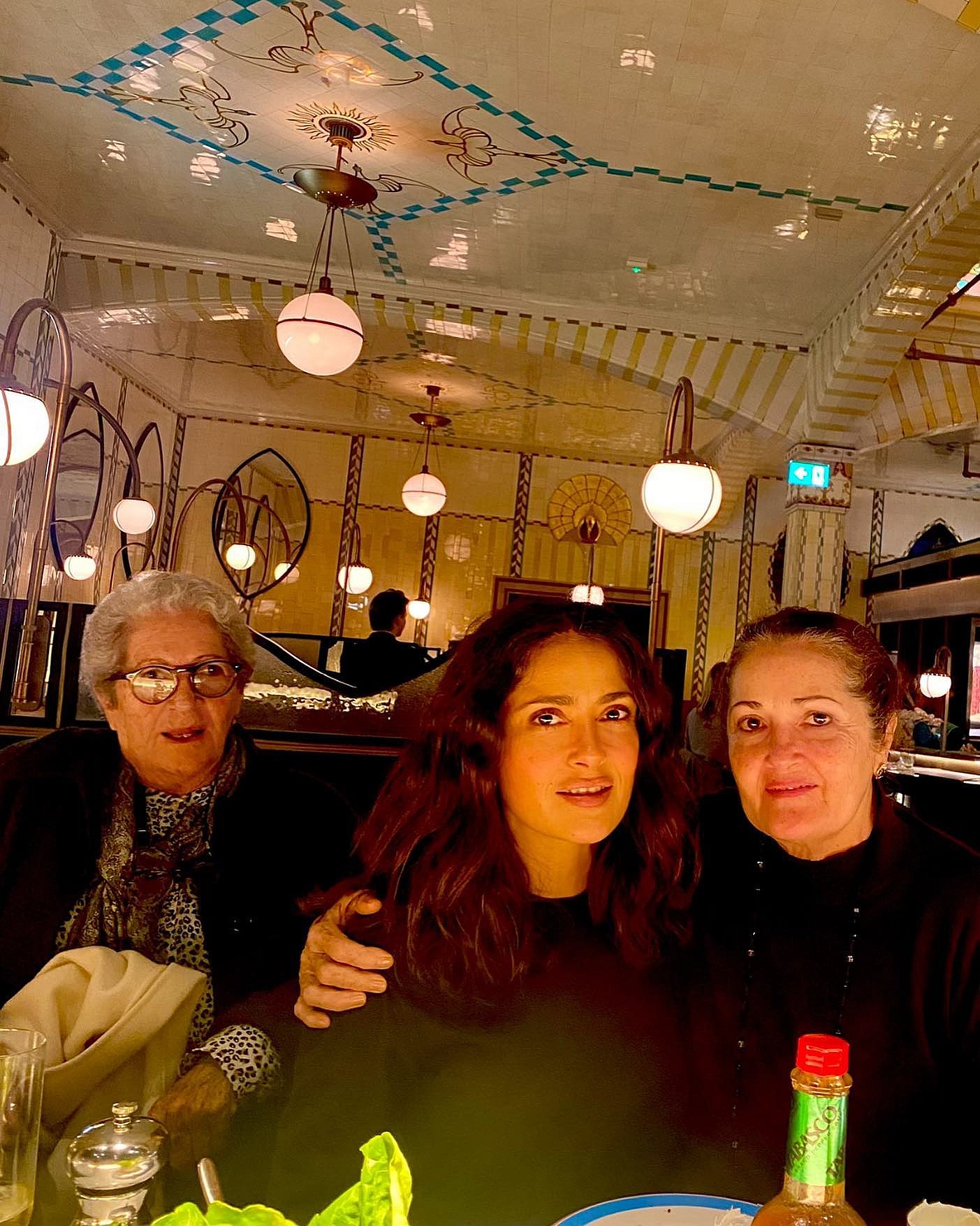 Salma Hayek Shares Sweet Birthday Tribute To Her Mom and Aunt