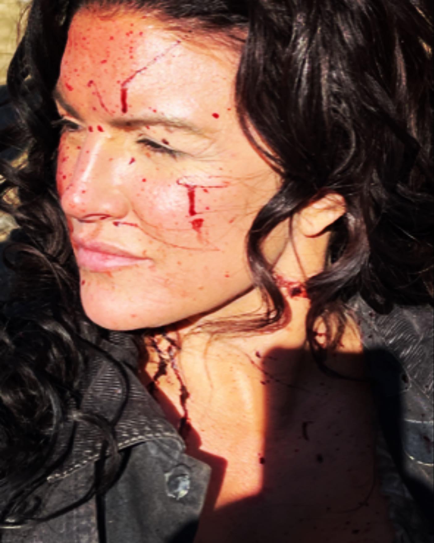 Gina Carano in "The Terror on the Prairie"