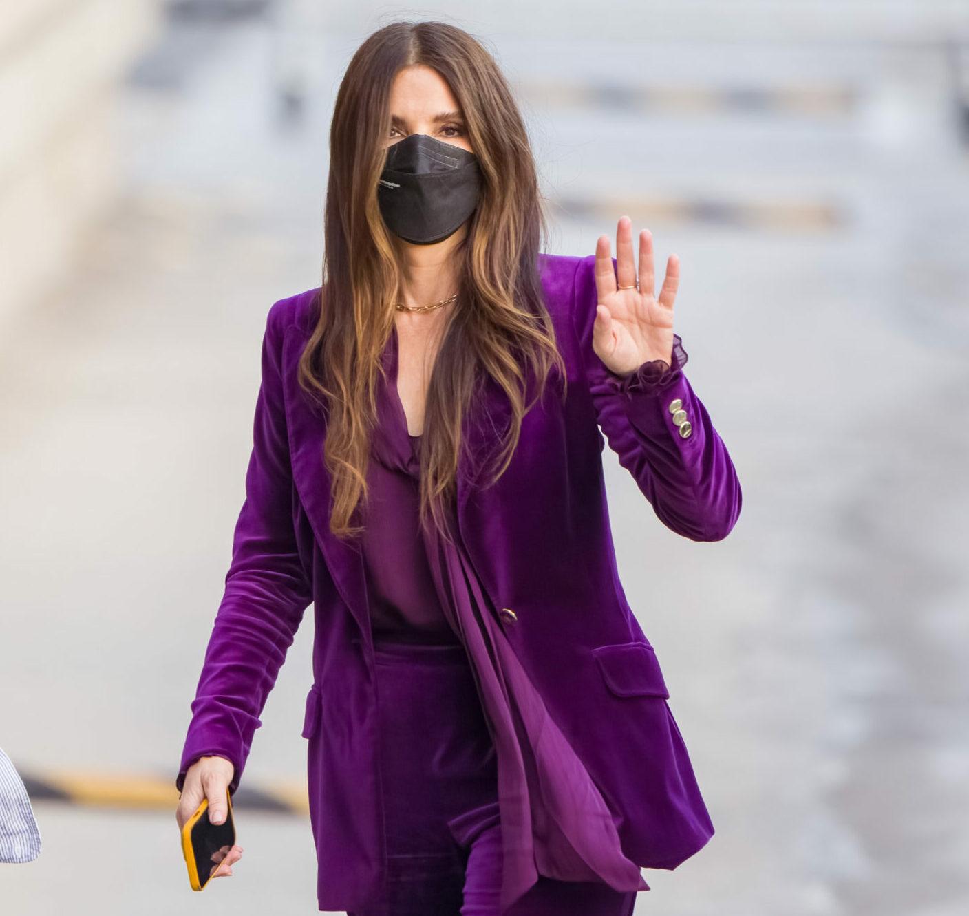 Sandra Bullock is seen at quot Jimmy Kimmel Live quot in Los Angeles