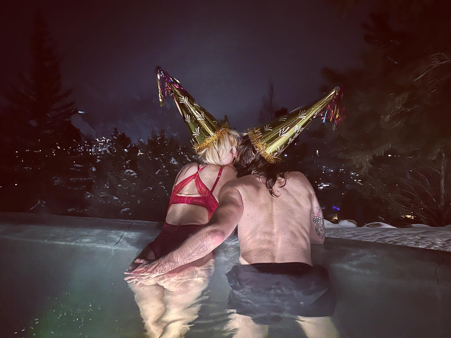 Heidi Klum and Tom Kaulitz celebrate New Year's Eve