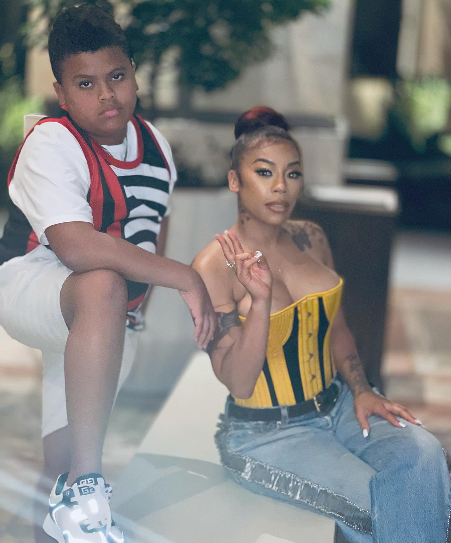 Keyshia Cole's post on her Instagram page