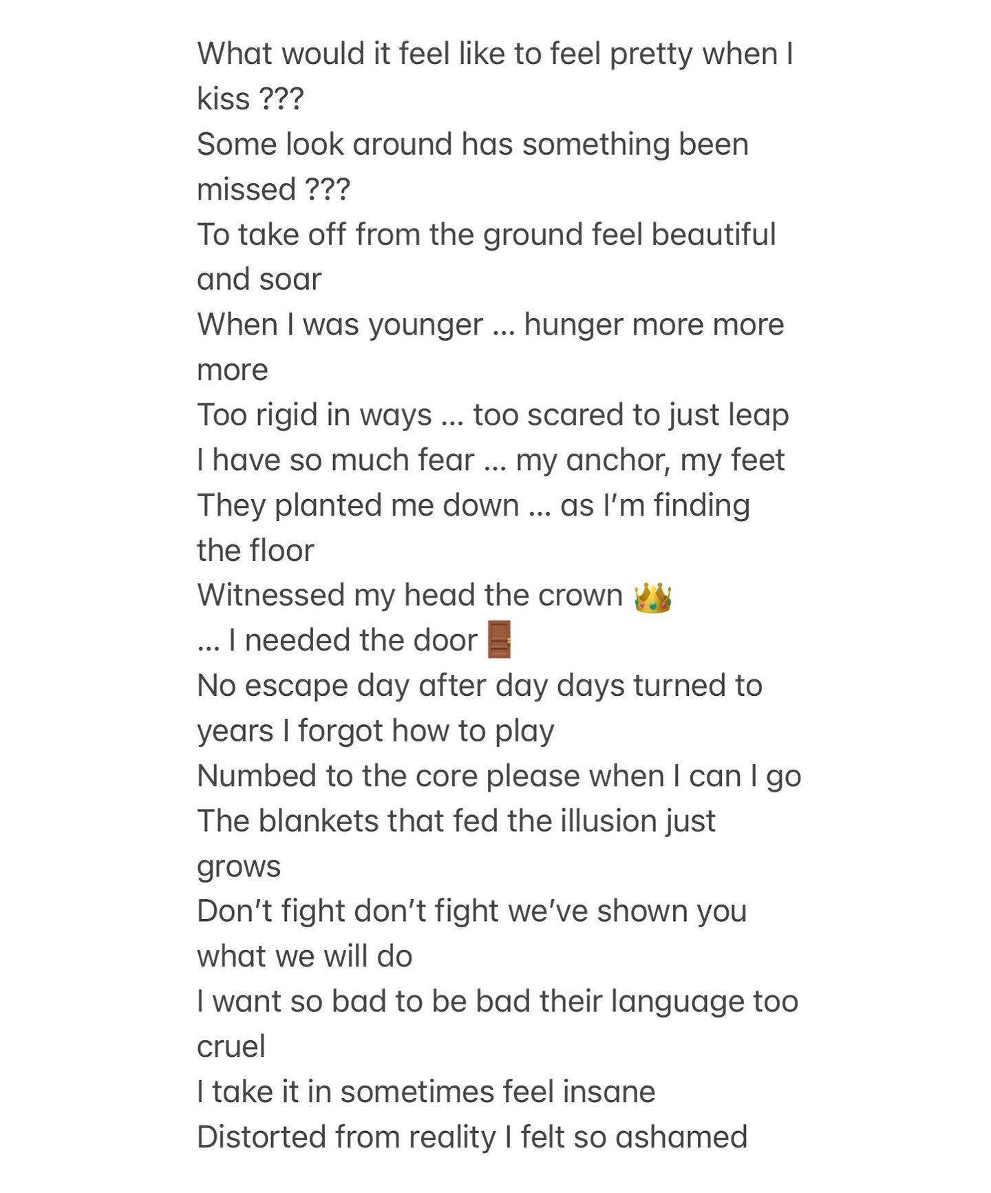 Britney Spears' poems from May 3