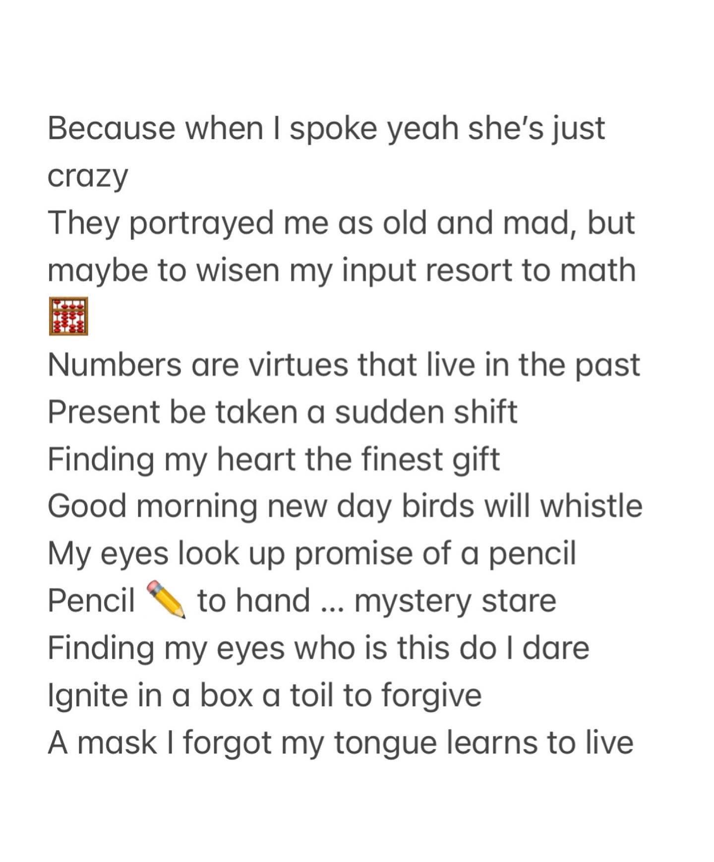 Britney Spears' poems from May 3
