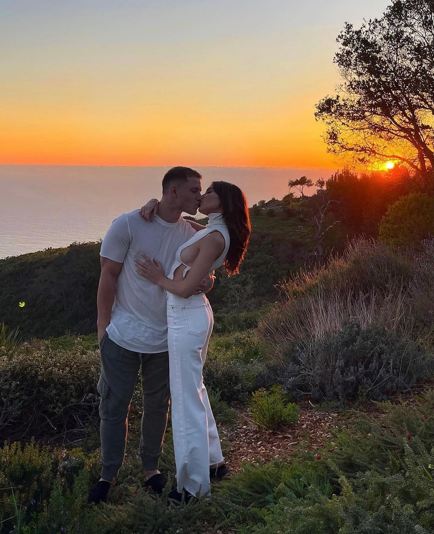 Olivia Culpo and Christian McCaffrey