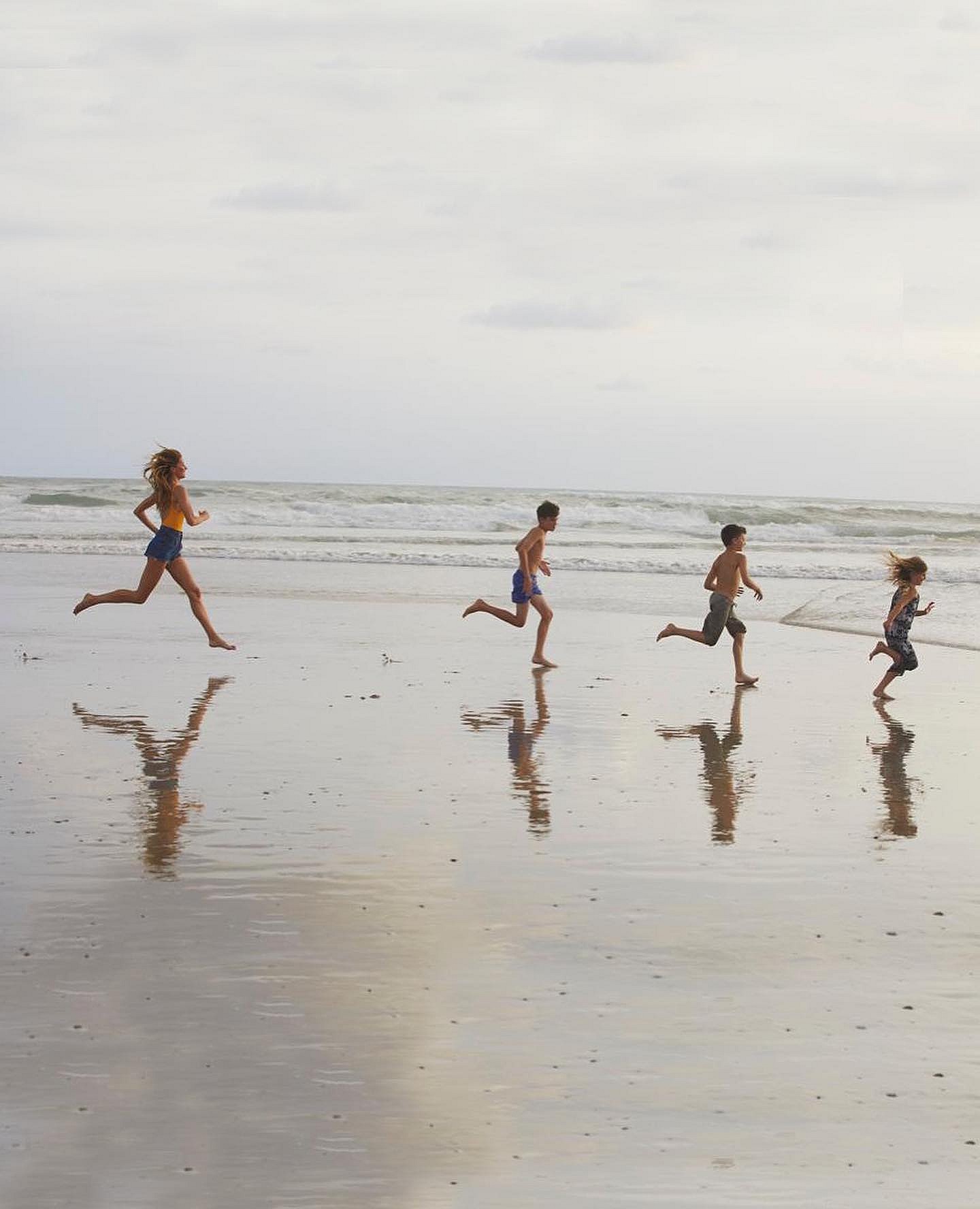 Gisele with her children
