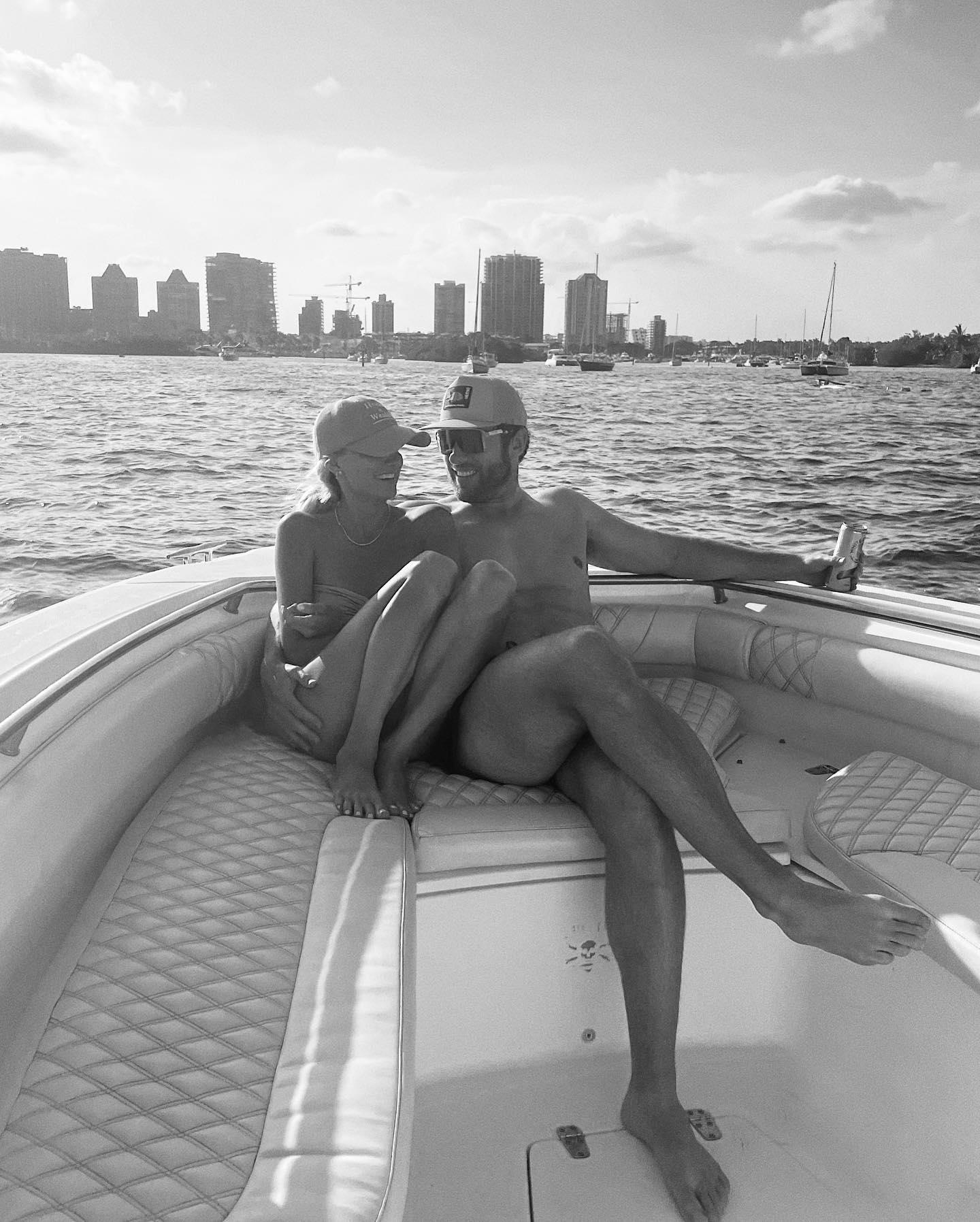 Nastia Liukin with her boyfriend Ben