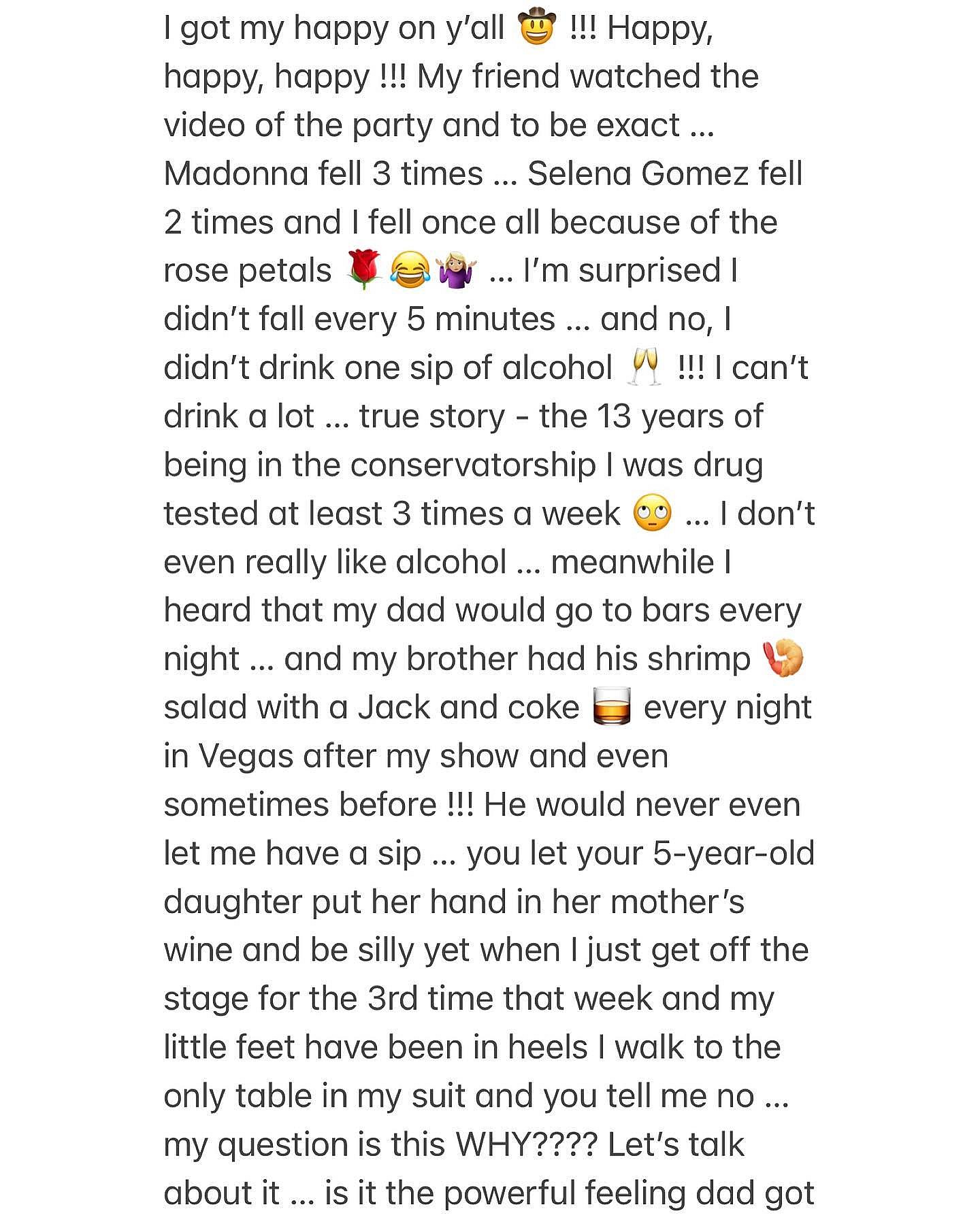 Britney Spears June 14 Post Part 1