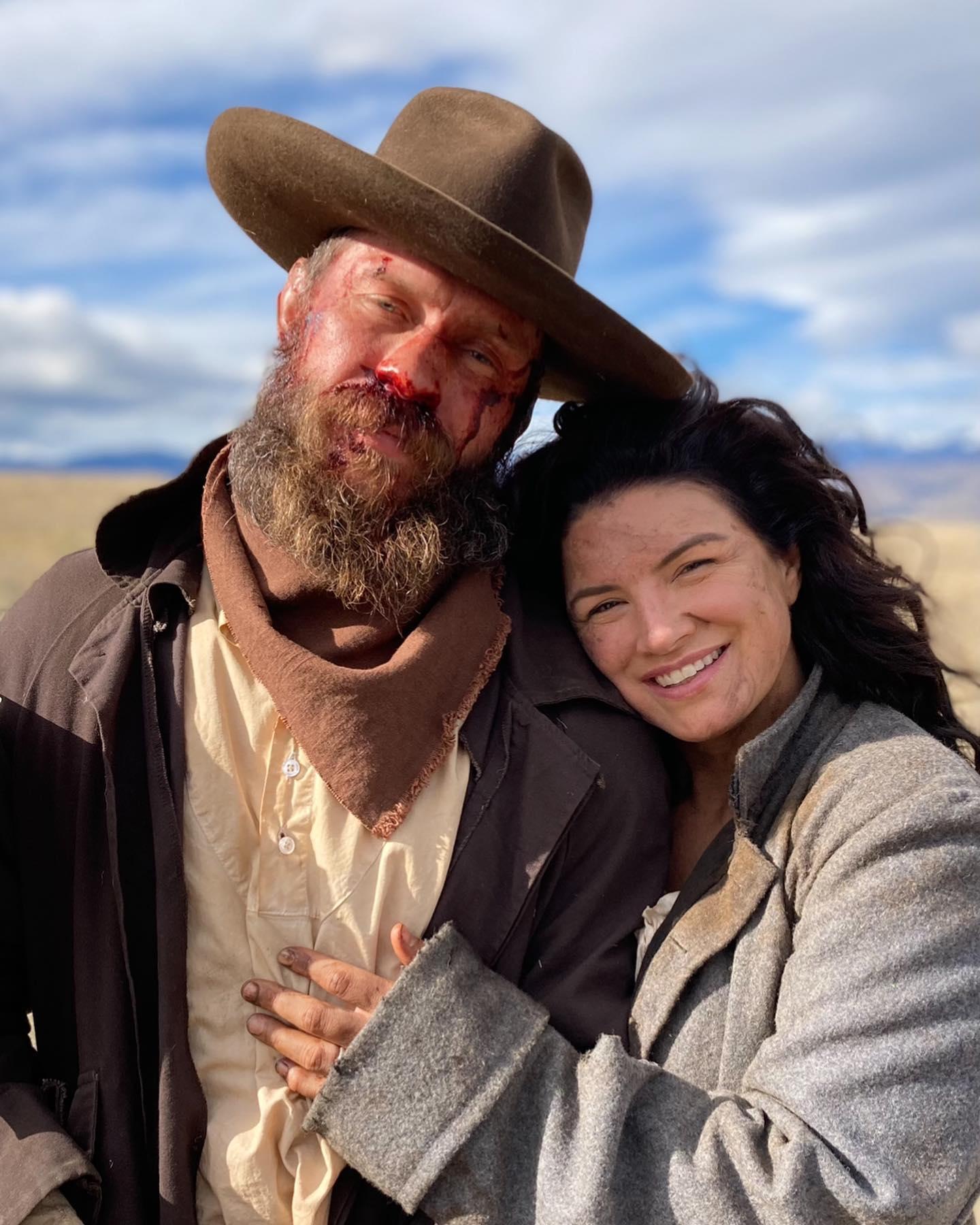 Gina Carano in "The Terror on the Prairie"