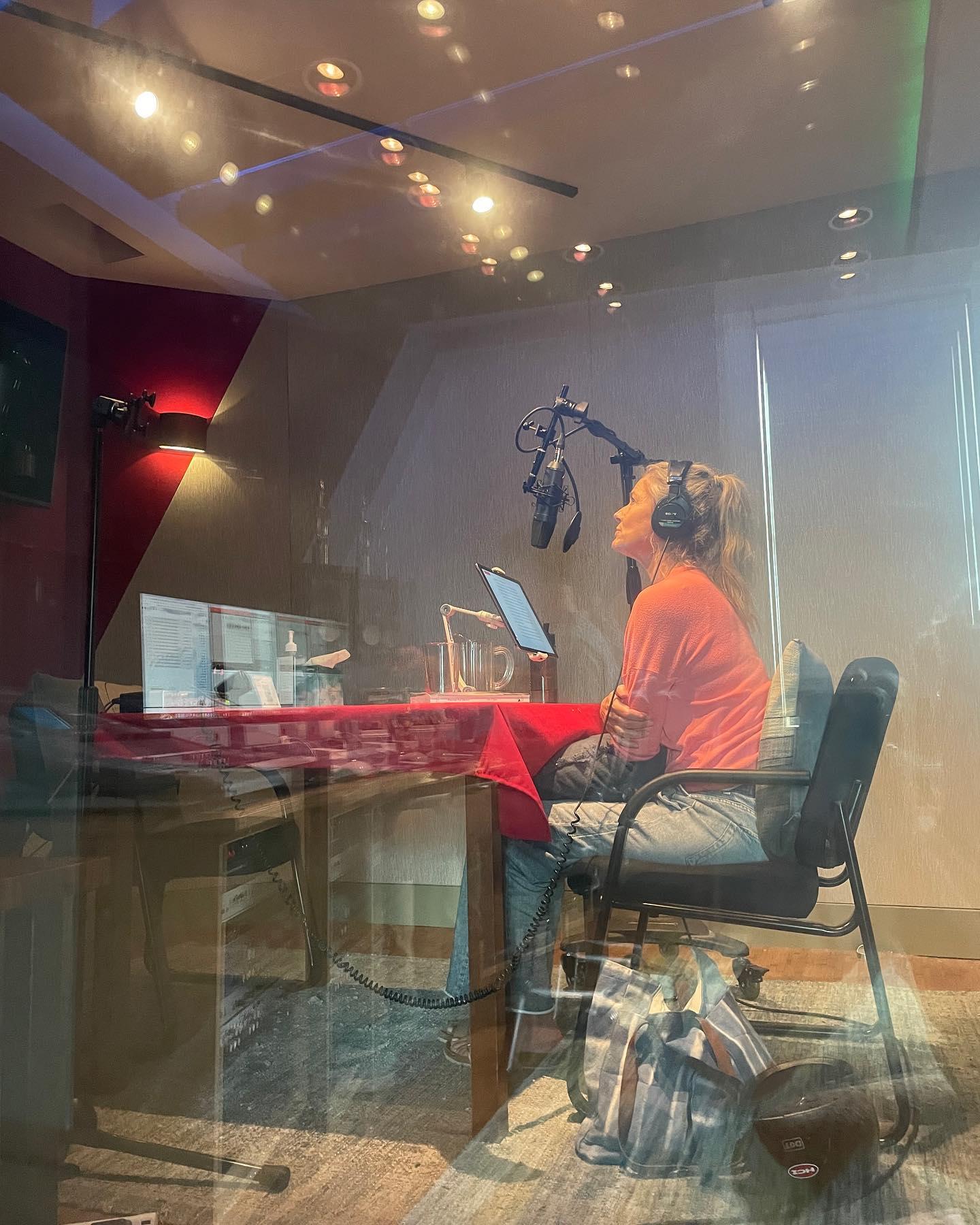 Paulina Porizkova records the audio version of "No Filter"