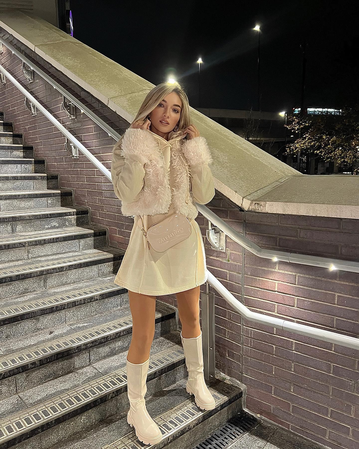 Beaux Raymond in a winter coat