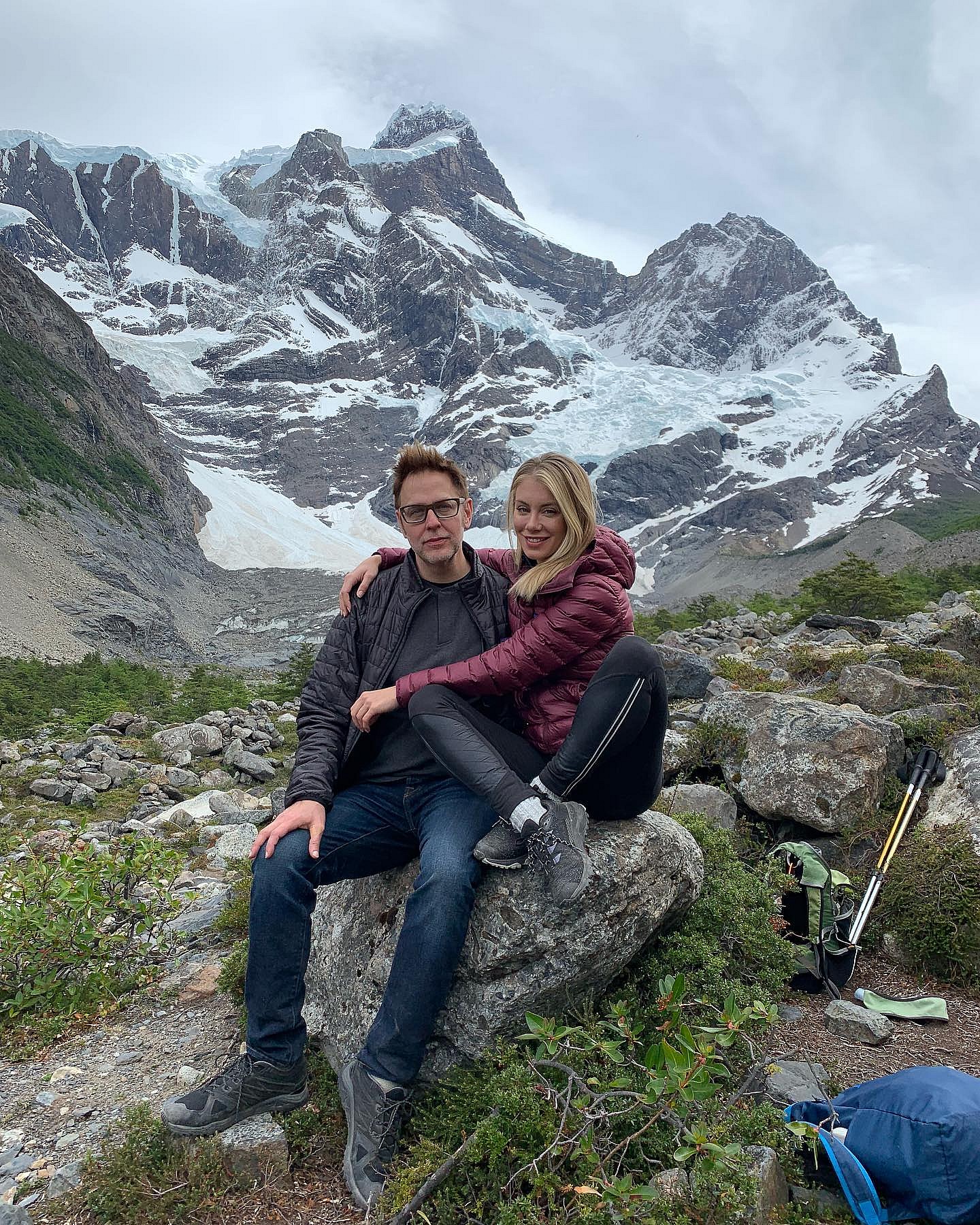 James Gunn and Jennifer Holland 