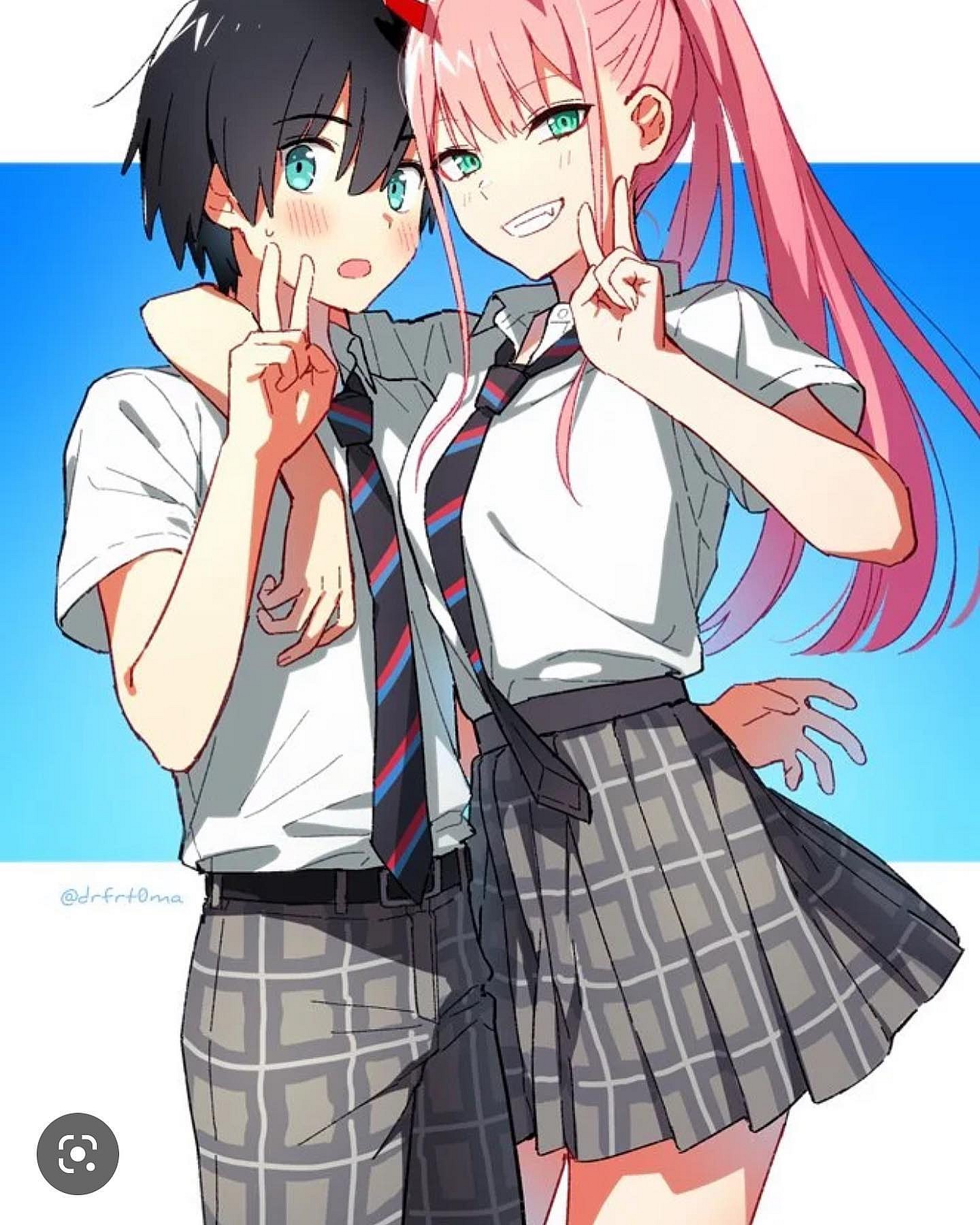 Carly Lawrence goes as an anime schoolgirl for Halloween with her husband Bennett Sipes