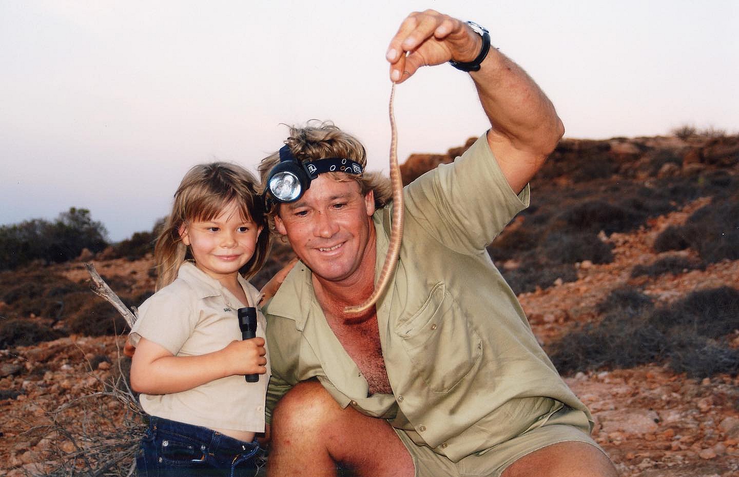 Bindie Irwin and Steve Irwin