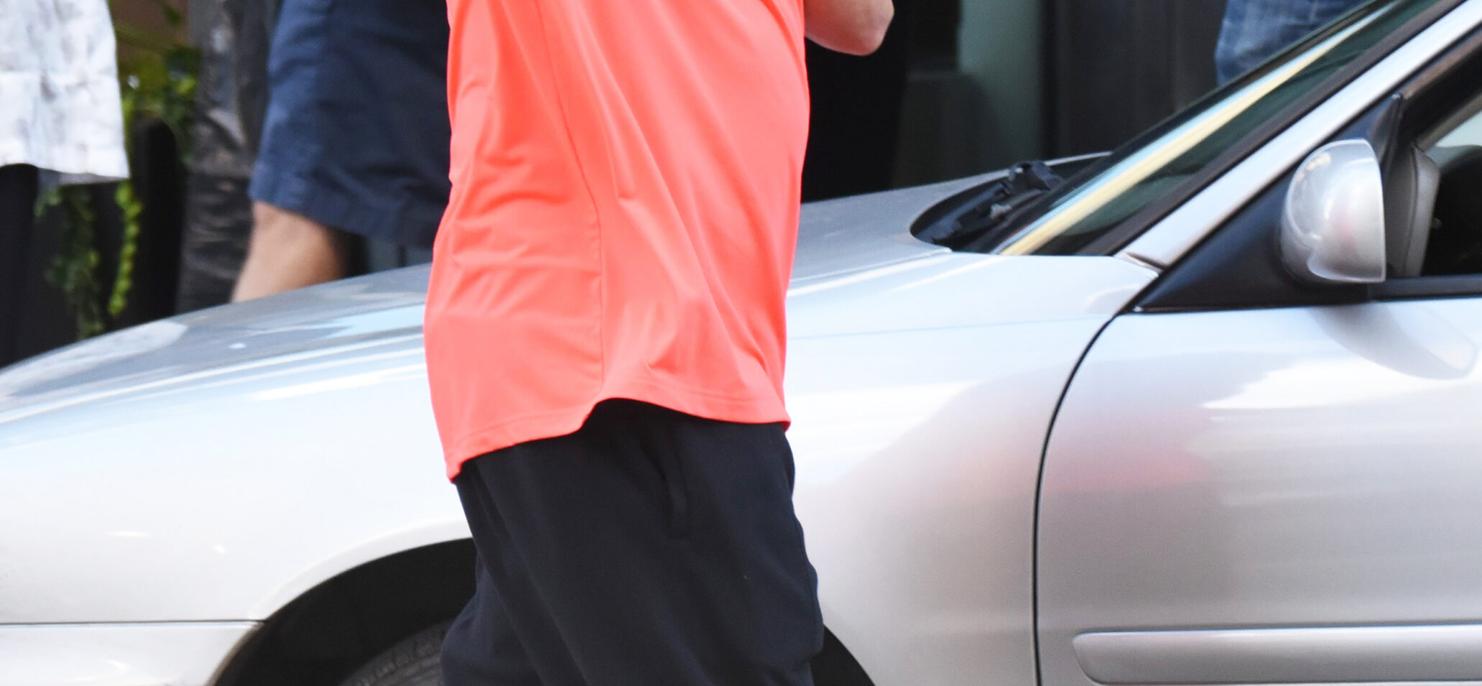 Adam Sandler is seen filming new Netflix movie 'Hustle' on the streets of Philadelphia.