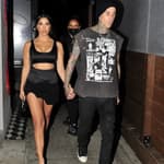 Kourtney Kardashian and Travis Barker dine at Craig's