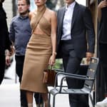 Hailey Baldwin and Justin Bieber had lunch at Dinand by Ferdi restaurant in Paris