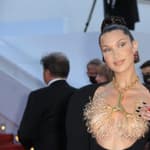 Bella Hadid at the TRE PIANI / THREE FLOORS " Red carpet the 74th Cannes Film Festival at Palais des Festival