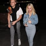 Lottie Moss and Daniel Mickelson are spotted leaving the Delilah restaurant after partying