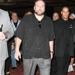 James Gandolfini arrives at the Sopranos final Episode watch party at Hard Rock Live at the Seminole Hard Rock Hotel amp Casino Hollywood on June 10th 2007