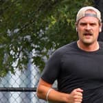 quot Stranger Things quot star and newlywed David Harbour has an intense workout session at a Downtown Manhattan park in NYC