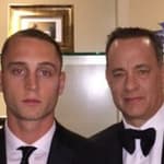 Chet, Tom & Colin Hanks in tuxedos