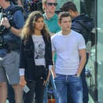 Zendaya and Tom Holland seen on break while filming Spider-Man Far From Home in New York City