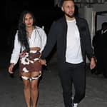 Stephen Curry and Ayesha Curry grab dinner at the Delilah restaurant