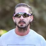Shia LaBeouf heads out for an early morning run in his neighborhood as he continues to step out without his wedding ring