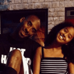 Kobe and a young Natalia Bryant