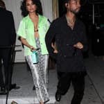 Singer Miguel and Nazanin Mandi are spotted leaving the Nice Guy restaurant after attending the 2019 ESPY Awards