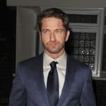 Gerard Butler enjoys a 3 hour meal with friends at upmarket Locanda Locatelli restaurant in Mayfair The actor wore a navy blue suit