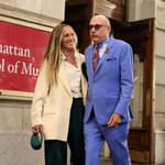 Sarah Jessica Parker and Willie Garson filming And Just Like That