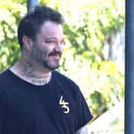 Bam Margera seen after being released from jail after being arrested for Trespassing