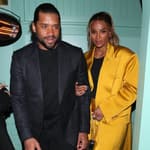 Ciara and Russell Wilson smiling