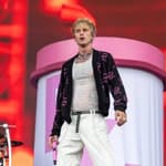 Machine Gun Kelly performing
