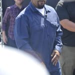 Ice Cube at the Universal Studio to tape Extra