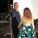 Chris Noth is seen on the film set of the 'And Just Like That' in NYC.