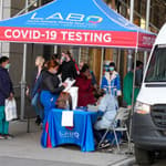 Covid 19 crisis in the theatre district of New York City, US - 17 Dec 2021