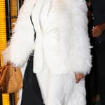 Mary J Blige wears all white as heading out in New York City
