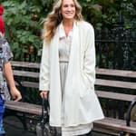 Sarah Jessica Parker and Chris Noth on film set of the apos And Just Like That apos